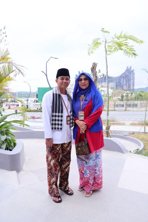 Wamen ATR/Waka BPN Ikuti Upacara Kemerdekaan di IKN Mengenakan Baju Adat Betawi