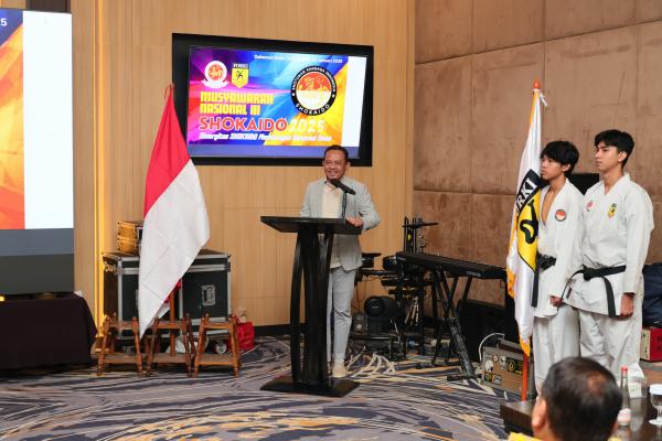 Ketum PB Shokaido Periode 2025-2029 Resmi Dilantik