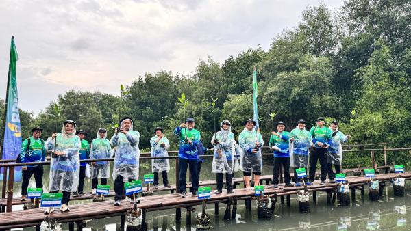 Ikut Lestarikan Lingkungan, BPKH Tanam 1000 Mangrove di Pesisir Jakarta
