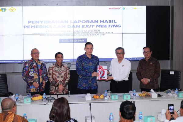 Kementerian ATR/BPN Raih Opini WTP 12 Kali Berturut-turut, Menteri AHY Apresiasi...