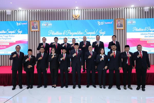 Lantik Dirjen PPTR, Menteri AHY: Hadirkan Manajemen Administrasi Pertanahan dan...