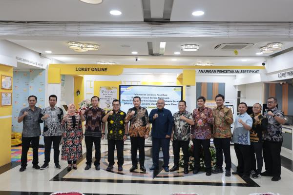 Kanwil BPN Provinsi DKI Jakarta Luncurkan Layanan Peralihan Hak Tanah Elektronik...