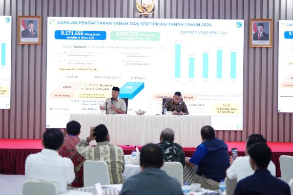 PTSL Lampaui Target, 120,9 Juta Bidang Tanah Berhasil Didaftarkan hingga Tahun 2...