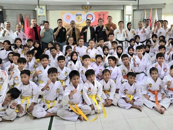 Karate Shokaido Banten Adakan Ujian Kenaikan Tingkat